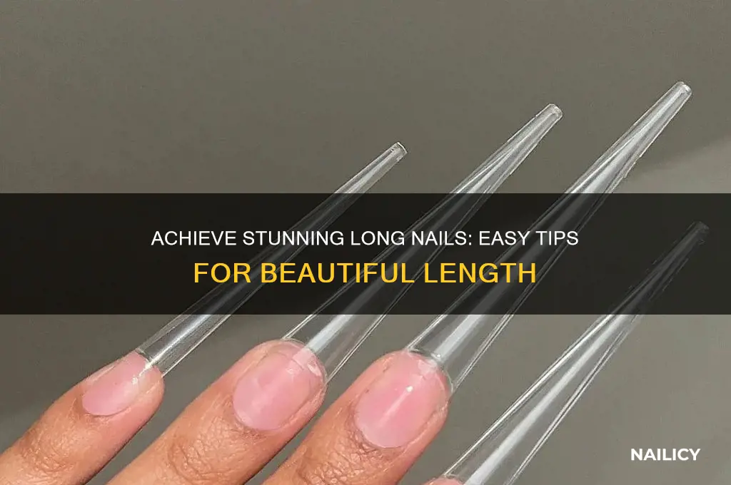 how to make pretty long nails