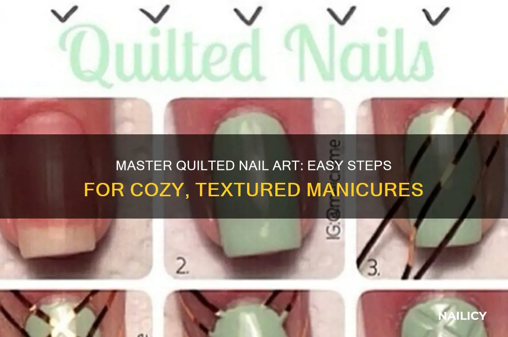how to make quilted nails