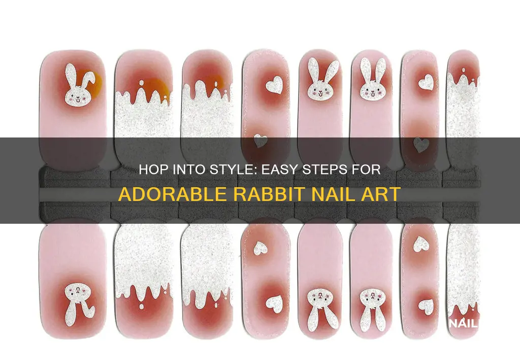 how to make rabbit nail art