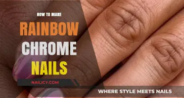 Create Stunning Rainbow Chrome Nails: Easy DIY Tutorial & Tips
