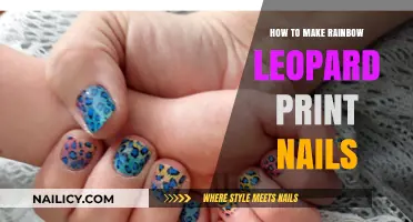 Create Stunning Rainbow Leopard Print Nails: Easy DIY Tutorial