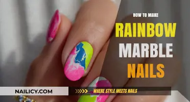 Create Stunning Rainbow Marble Nails: Easy DIY Tutorial for Beginners