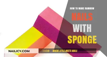 Sponge Technique for Vibrant Rainbow Nails: Easy DIY Guide