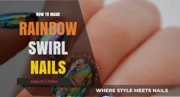 Create Stunning Rainbow Swirl Nails: Easy DIY Tutorial for Vibrant Manicures