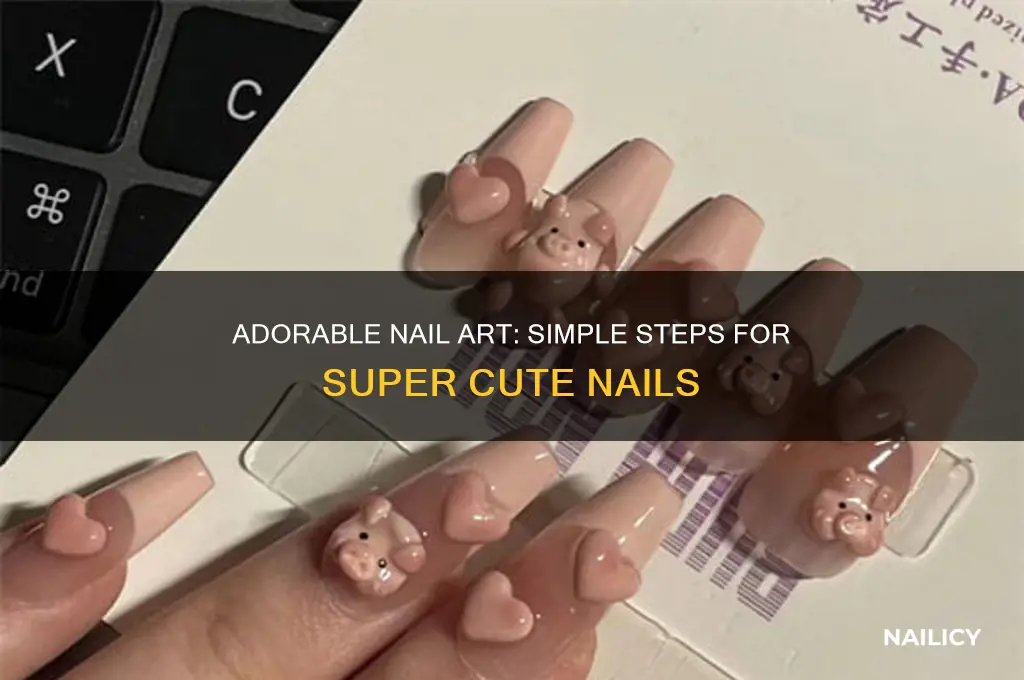 how to make really cute nails