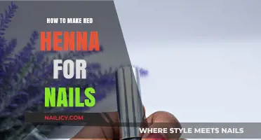 Create Stunning Red Henna Nail Art: A Step-by-Step DIY Guide
