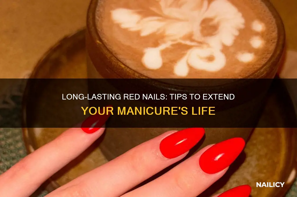 how to make red nail polish last
