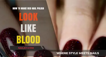 Create Realistic Blood Effects with Red Nail Polish: A DIY Guide