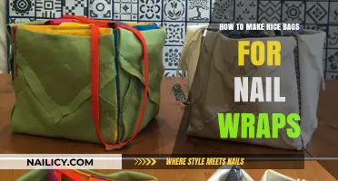 DIY Rice Bags: Perfect Homemade Tool for Flawless Nail Wraps