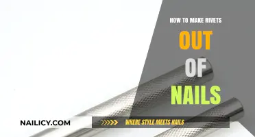 DIY Rivets: Crafting Durable Fasteners from Nails Easily