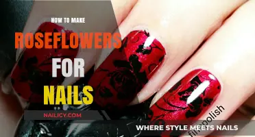 Elegant Nail Art Tutorial: Crafting Delicate Rose Flowers for Stunning Manicures