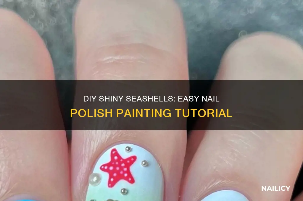 how to make seashells shiny paint them with nail polish