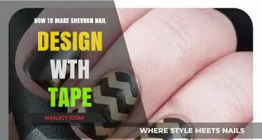 Easy Chevron Nail Art: Create Stunning Designs Using Tape