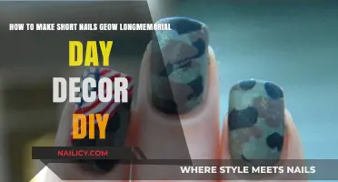 DIY Memorial Day Decor: Creative Ideas for Short Nails to Grow Long