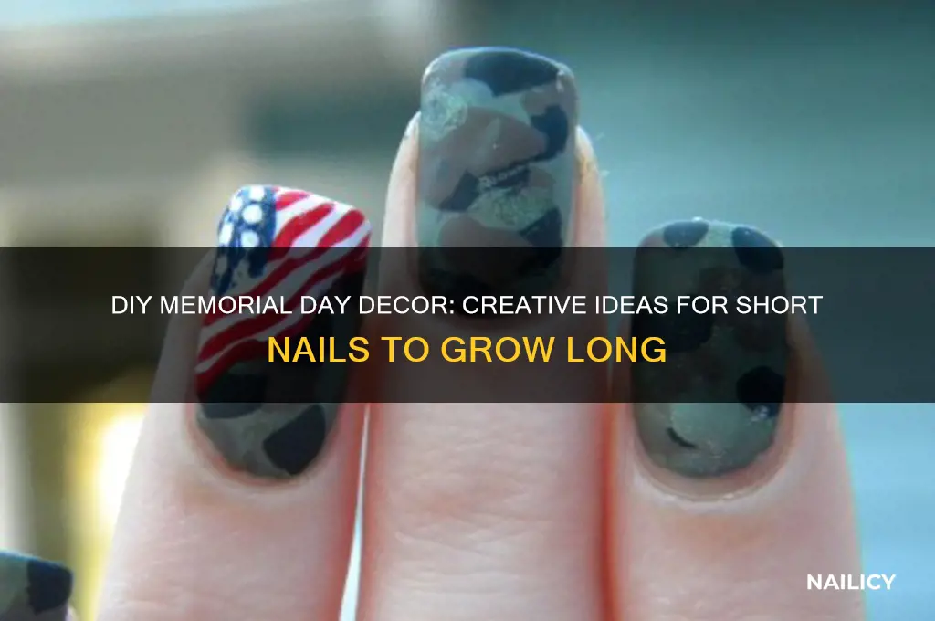 how to make short nails geow longmemorial day decor diy