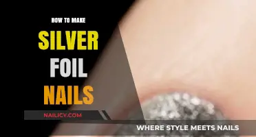 Glam Up Your Manicure: Easy Silver Foil Nail Art Tutorial