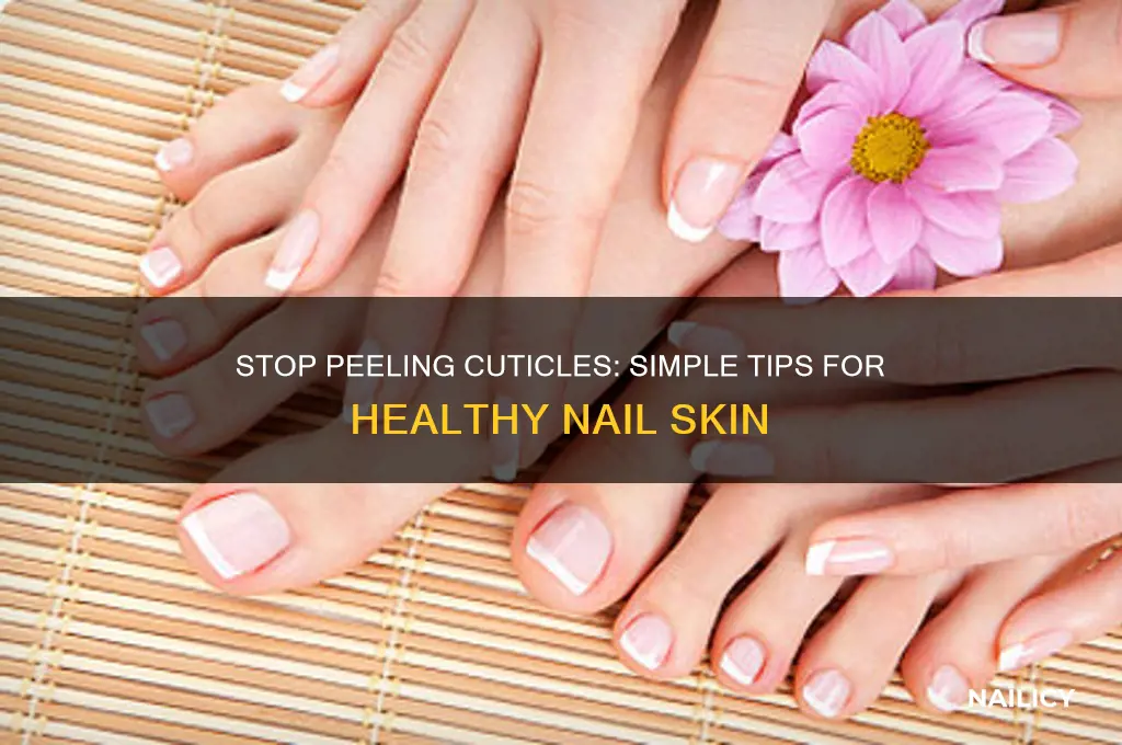 how to make skin around nails stop peeling