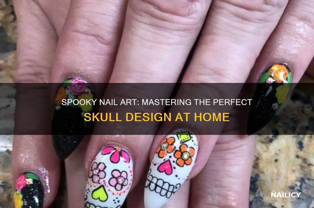how to make skull on nails