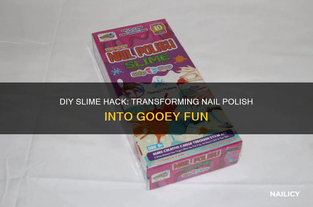 how to make slime out of nail varnish