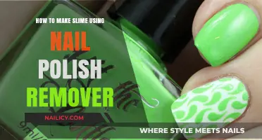 DIY Slime: Transforming Nail Polish Remover into Gooey Fun!