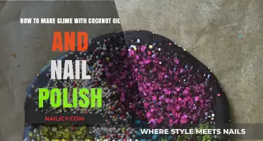 DIY Slime Recipe: Coconut Oil and Nail Polish Creation Guide
