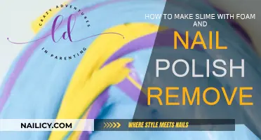 Creating Slime: Foam, Nail Polish Remover, and You!