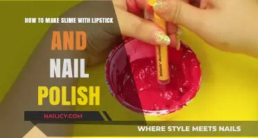 DIY Slime Recipe: Create Glossy Slime with Lipstick & Nail Polish