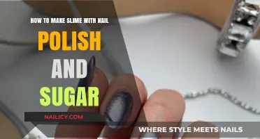 DIY Slime Recipe: Create Gooey Fun with Nail Polish & Sugar