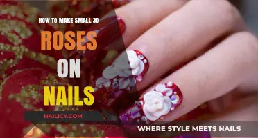 Create Delicate 3D Rose Nail Art: A Step-by-Step Guide