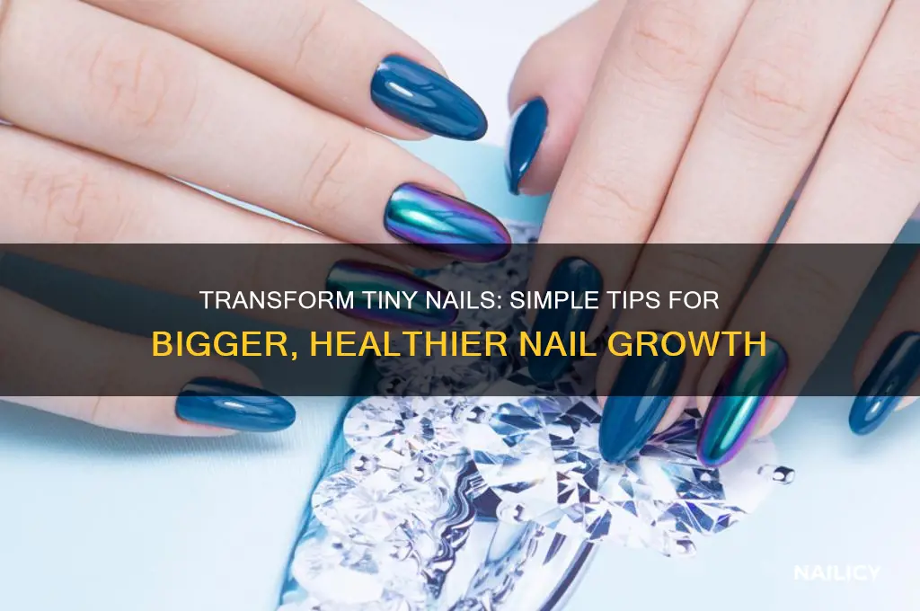 how to make small nails big