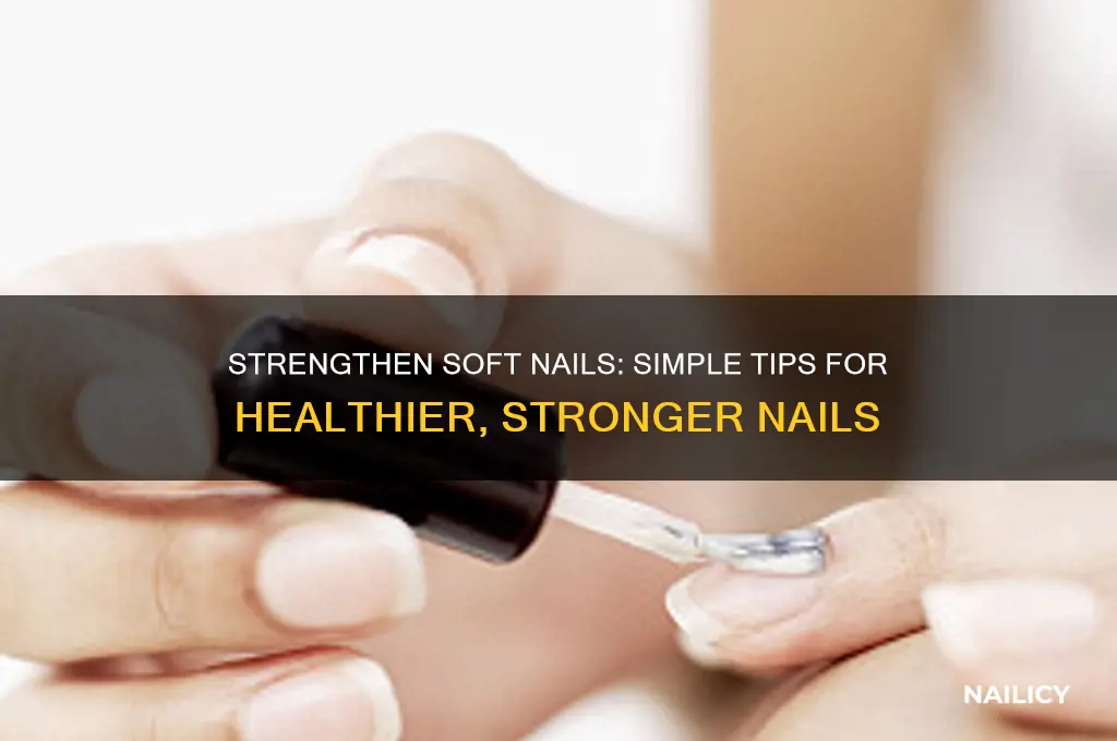 how to make soft nails stronger