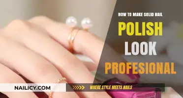 Mastering Professional-Looking Solid Nail Polish: Tips and Techniques