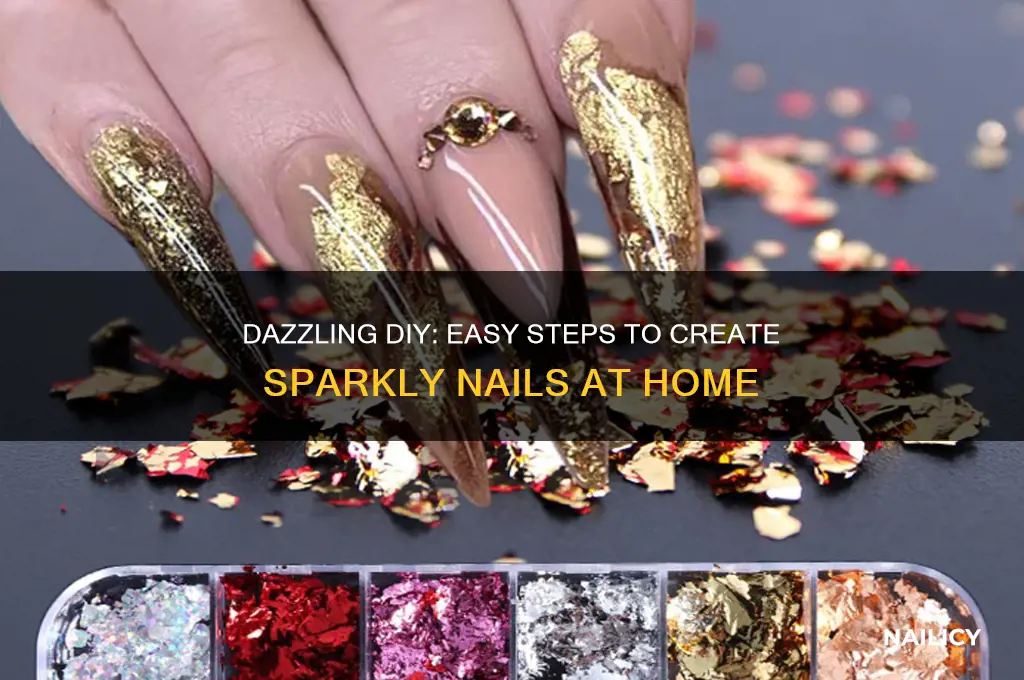 how to make sparkly nails