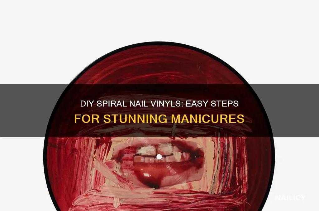 how to make spiral nail vinyls