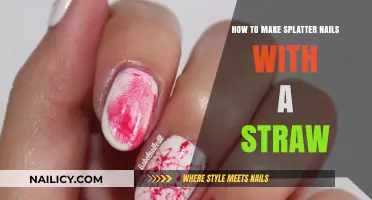 Easy DIY Splatter Nails: Creative Straw Technique for Unique Manicures