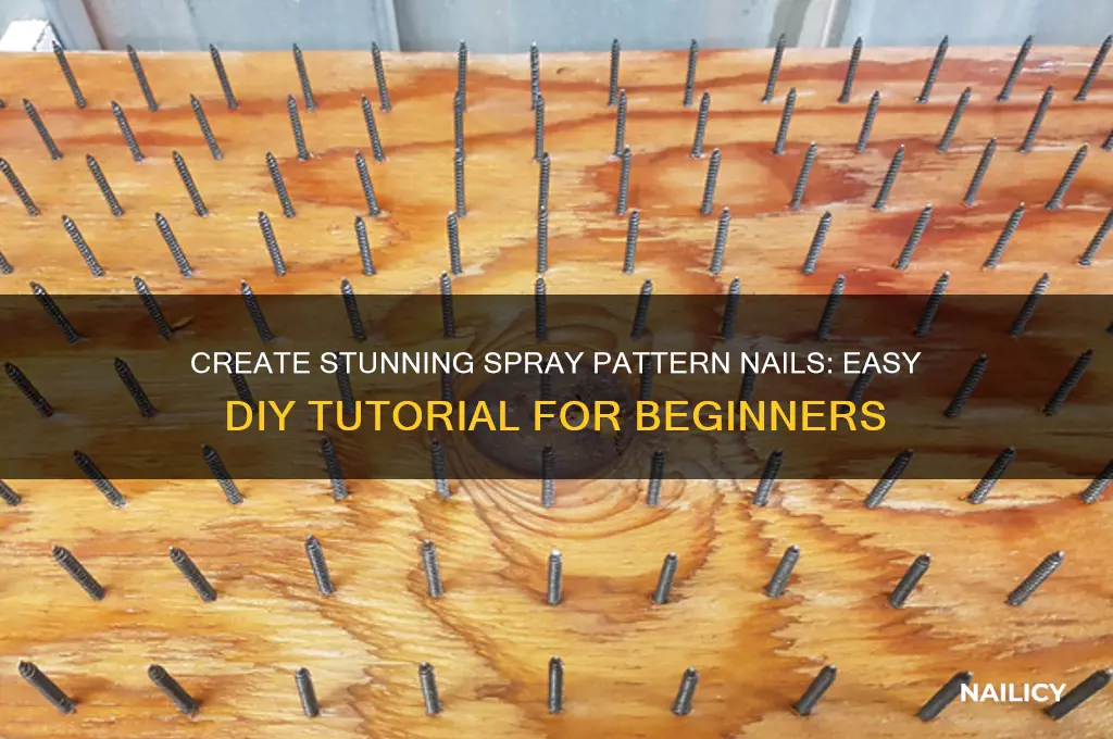 how to make spray pattern nails