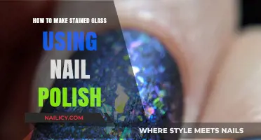 Create Stunning Stained Glass Art with Nail Polish Techniques