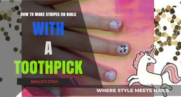 Easy DIY Nail Art: Creating Perfect Stripes with a Toothpick
