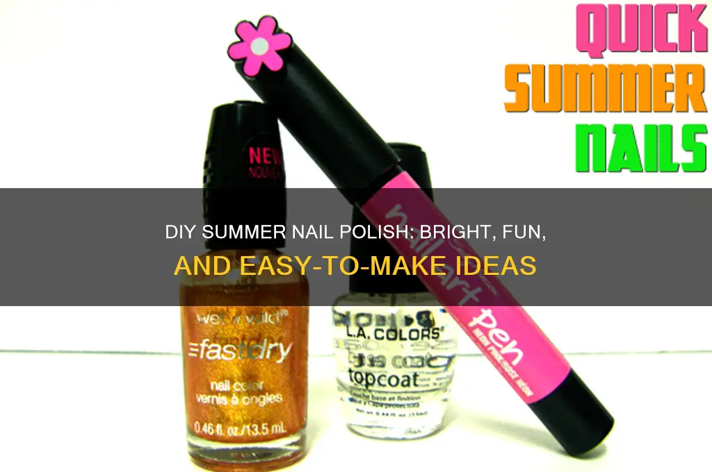 how to make summer nail polish
