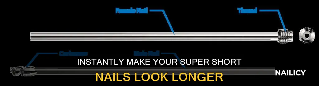 how to make super short nails look longer