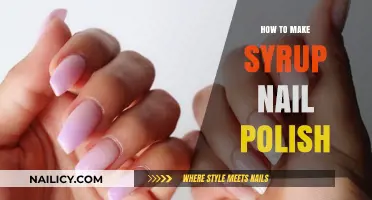 DIY Syrup Nail Polish: Easy Steps for a Glossy, Sweet Look