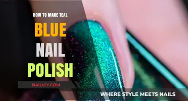 DIY Teal Blue Nail Polish: Easy Mixing Guide for Perfect Shade