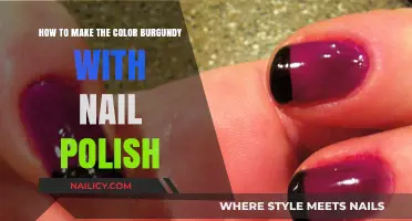 Mixing Nail Polish: Easy Steps to Create Perfect Burgundy Shades