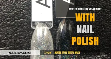 Mixing Nail Polish Shades: A Simple Guide to Creating Gray