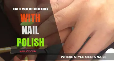 Mixing Nail Polish Shades: Create the Perfect Green Color