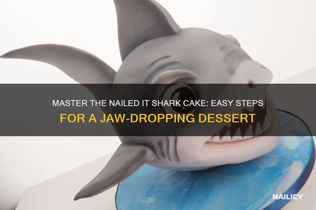 how to make the nailed it shark cake