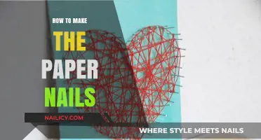 Creative Crafting: Easy Steps to Make Durable Paper Nails at Home