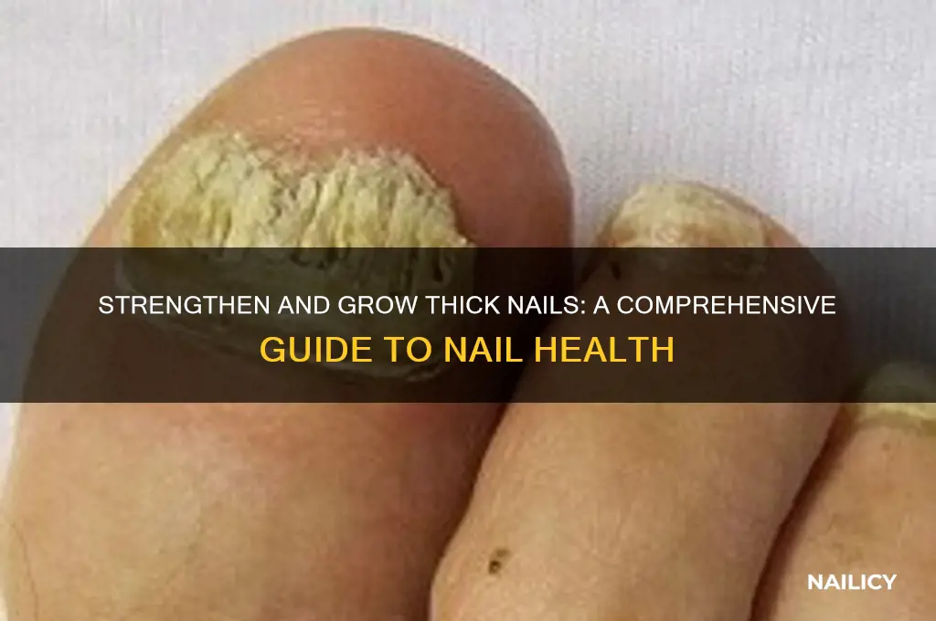 how to make thick nails