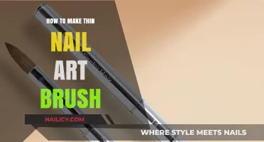 DIY Thin Nail Art Brush: Simple Steps for Perfect Precision