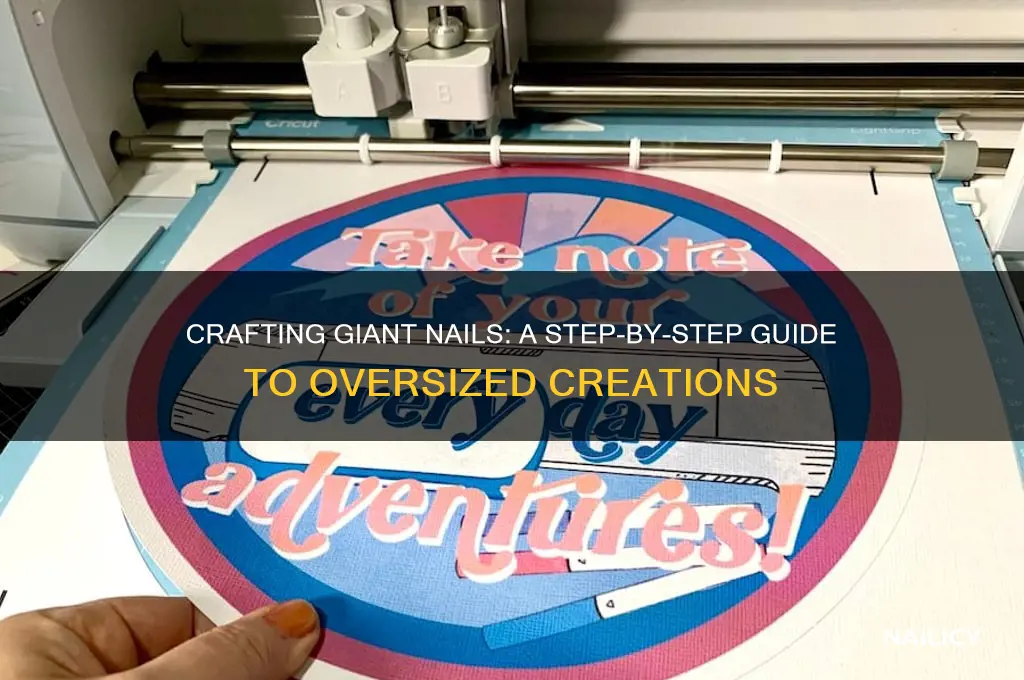 how to make three giant nails